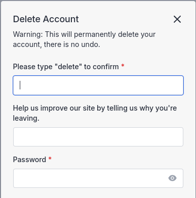 Confirm account deletion alt text