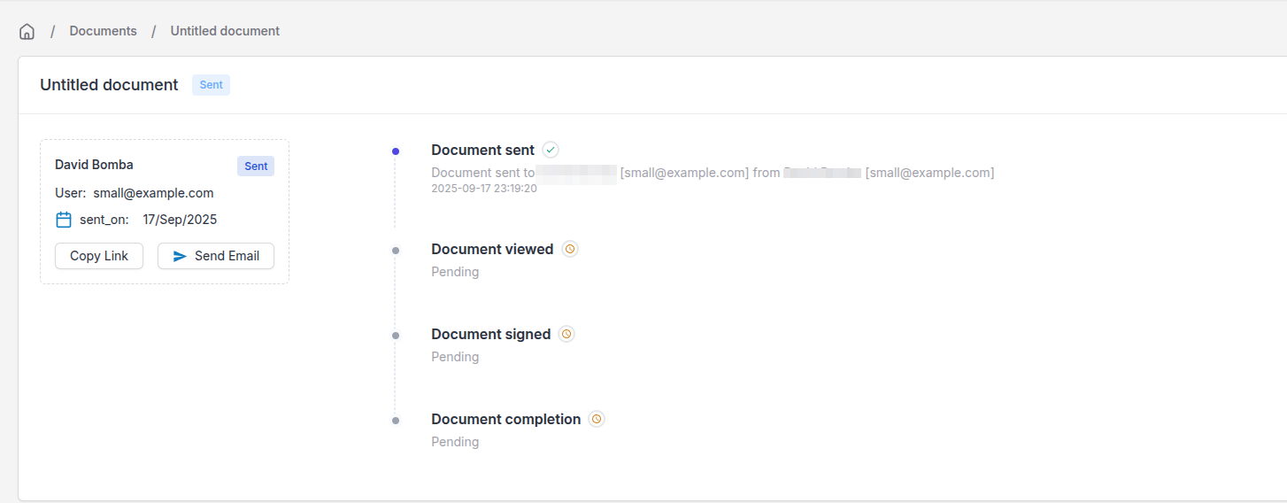 Document Timeline